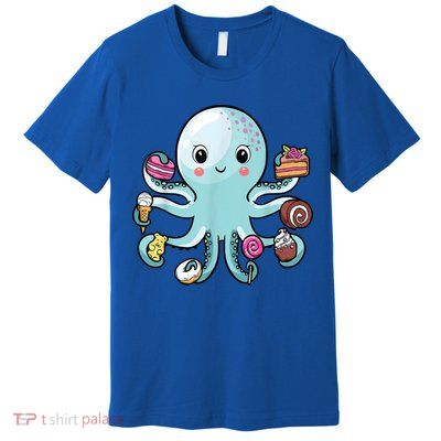 funny Octopus shirts Octopus Cake Tentacles Marine Animals Children Premium T-Shirt