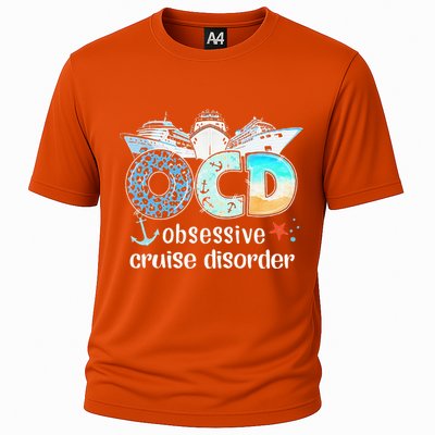 OCD Obsessive Cruise Disorder Funny Cruising  Cooling Performance Crew T-Shirt