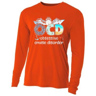 OCD Obsessive Cruise Disorder Funny Cruising  Cooling Performance Long Sleeve Crew