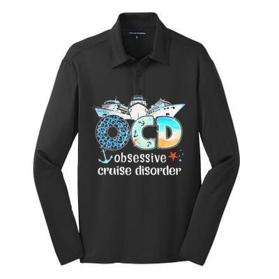 OCD Obsessive Cruise Disorder Funny Cruising  Silk Touch Performance Long Sleeve Polo