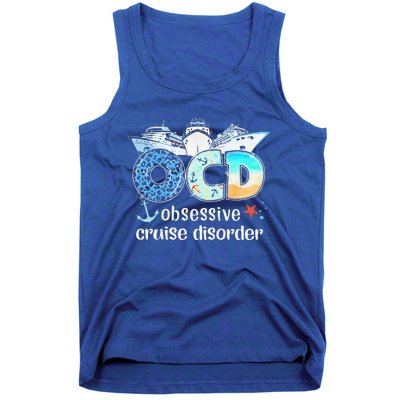 OCD Obsessive Cruise Disorder Funny Cruising  Tank Top