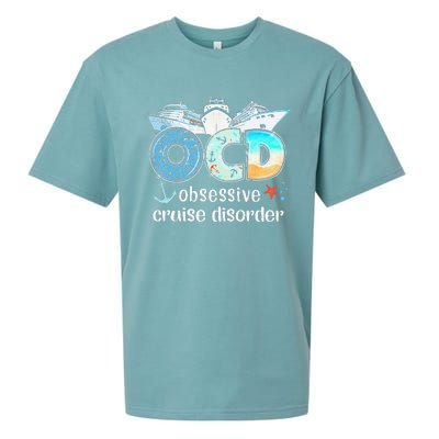 OCD Obsessive Cruise Disorder Funny Cruising  Sueded Cloud Jersey T-Shirt