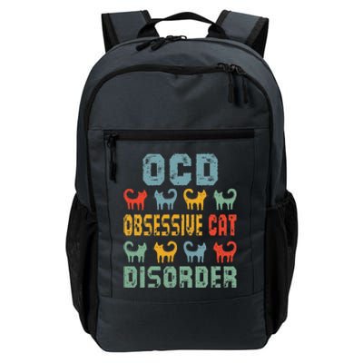 OCD Obsessive Cat Disorder Funny Cat Lover Gift Daily Commute Backpack