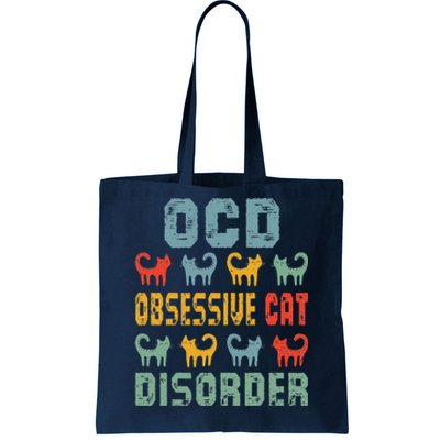 OCD Obsessive Cat Disorder Funny Cat Lover Gift Tote Bag