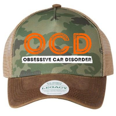 Ocd Obsessive Car Disorder Funny Car Lover Gift Legacy Tie Dye Trucker Hat