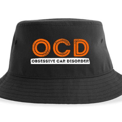 Ocd Obsessive Car Disorder Funny Car Lover Gift Sustainable Bucket Hat