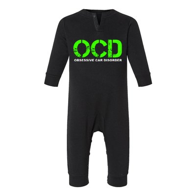 Ocd Obsessive Car Disorder Infant Fleece One Piece