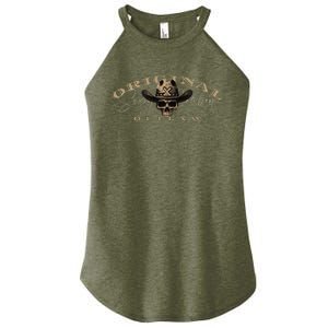 Original Outlaw Cowboy For Country Concert Casual Women's Perfect Tri Rocker Tank