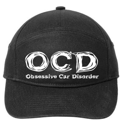 Ocd Obsessive Car Disorder 7-Panel Snapback Hat