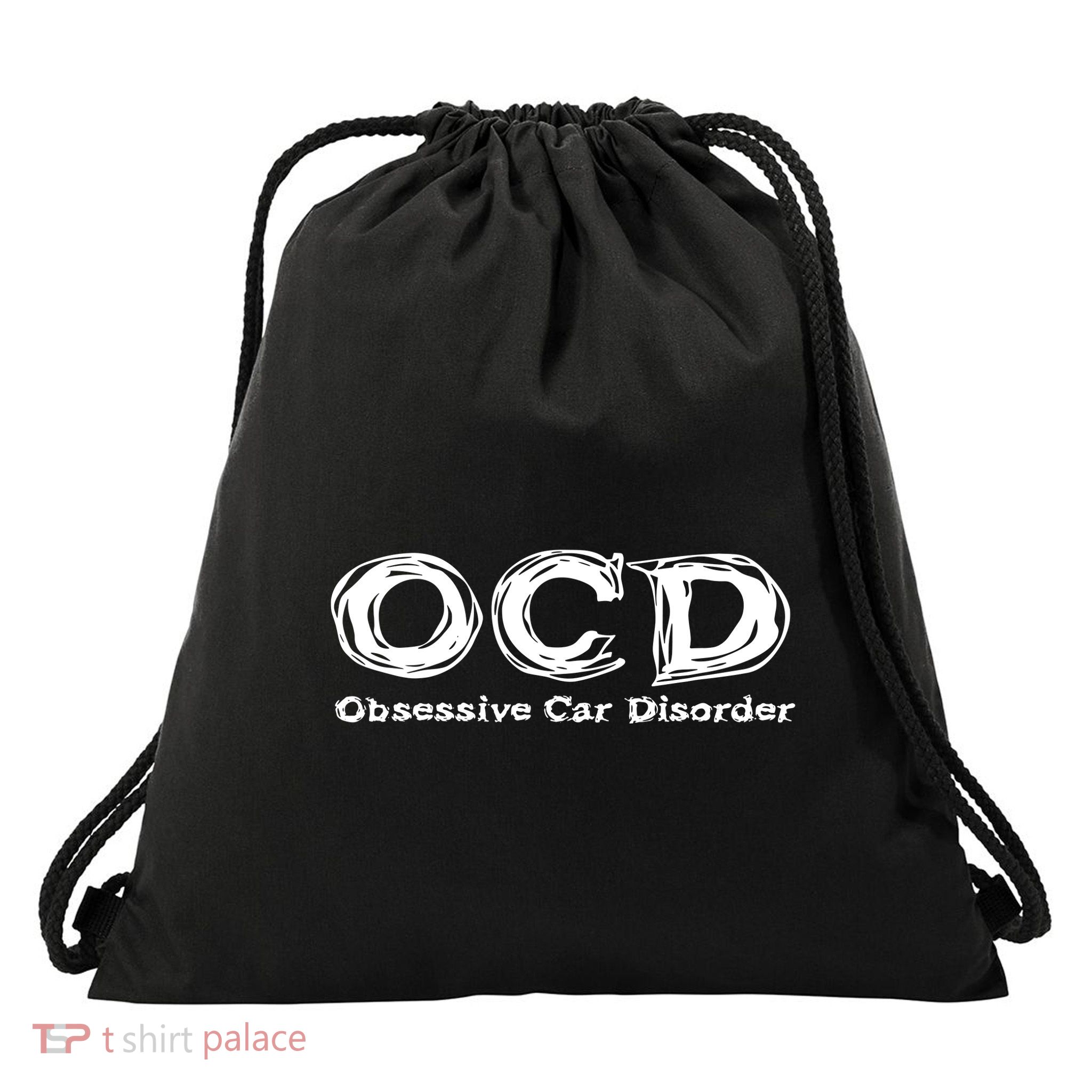 Ocd Obsessive Car Disorder Drawstring Bag