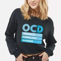 OCD Cropped Pullover Crew