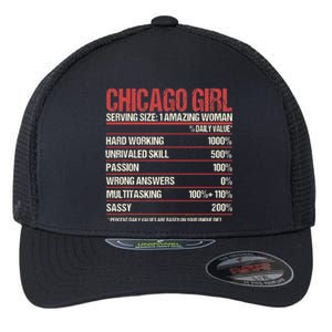 Out Of Chicago IL Illinois Funny Home Roots Flexfit Unipanel Trucker Cap