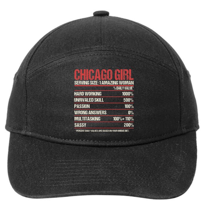 Out Of Chicago IL Illinois Funny Home Roots 7-Panel Snapback Hat