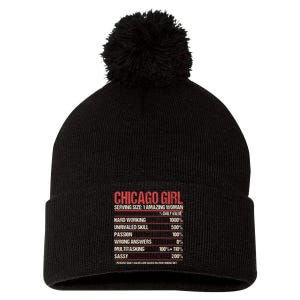 Out Of Chicago IL Illinois Funny Home Roots Pom Pom 12in Knit Beanie