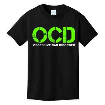 Ocd Obsessive Car Disorder Funny Car Lover Gift Kids T-Shirt