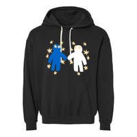Out Of Character Hold My Hand Garment-Dyed Fleece Hoodie