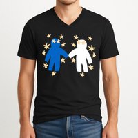 Out Of Character Hold My Hand V-Neck T-Shirt