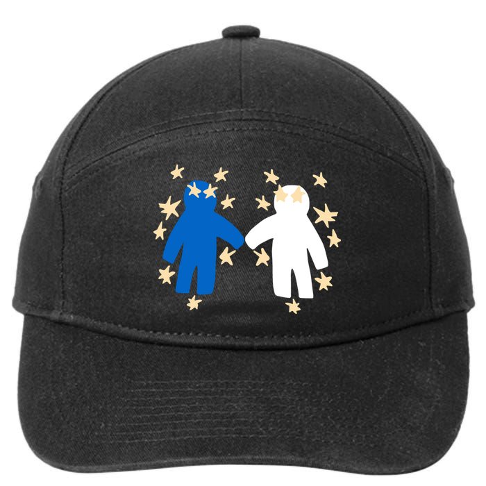 Out Of Character Hold My Hand 7-Panel Snapback Hat