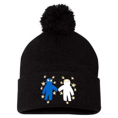 Out Of Character Hold My Hand Pom Pom 12in Knit Beanie
