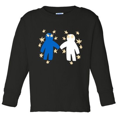 Out Of Character Hold My Hand Toddler Long Sleeve Shirt