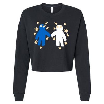 Out Of Character Hold My Hand Cropped Pullover Crew