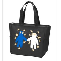 Out Of Character Hold My Hand Zip Tote Bag