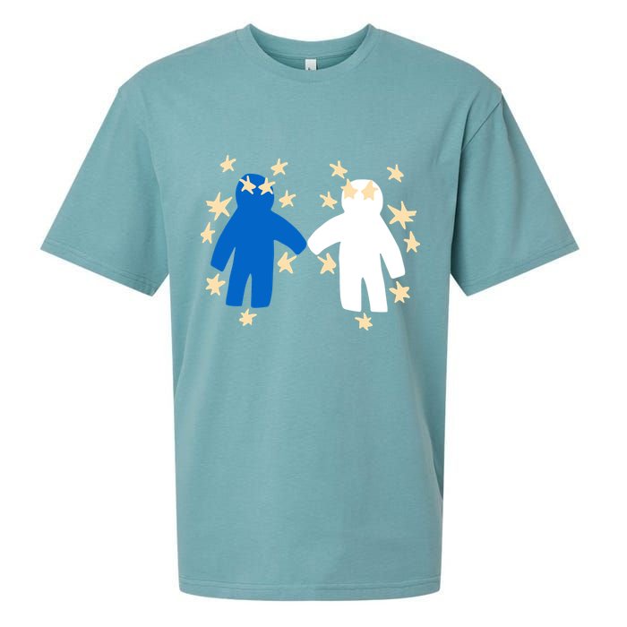 Out Of Character Hold My Hand Sueded Cloud Jersey T-Shirt