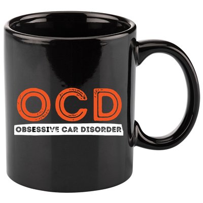 OCD Obsessive Car Disorder Funny Car Lover Gift 11oz C Handle Ceramic Mug