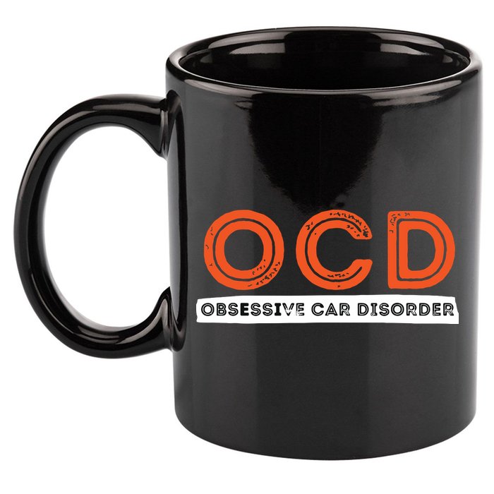 OCD Obsessive Car Disorder Funny Car Lover Gift 11oz C Handle Ceramic Mug