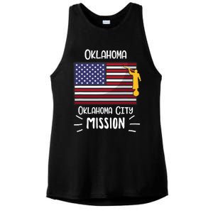 Oklahoma Oklahoma City Mormon Lds Mission Missionary Gift Ladies PosiCharge Tri-Blend Wicking Tank