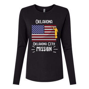 Oklahoma Oklahoma City Mormon Lds Mission Missionary Gift Womens Cotton Relaxed Long Sleeve T-Shirt