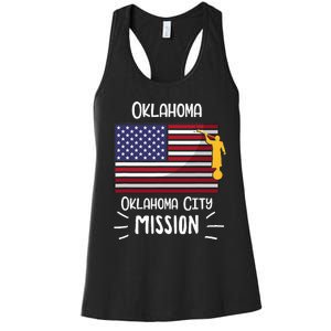 Oklahoma Oklahoma City Mormon Lds Mission Missionary Gift Women's Racerback Tank