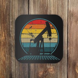 Oilfiled Oil Drilling Rig Pump Retro Roughneck Coaster