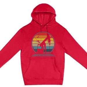 Oilfiled Oil Drilling Rig Pump Retro Roughneck Premium Pullover Hoodie