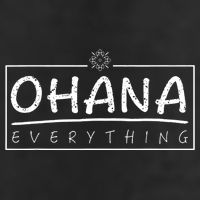Ohana Over Everything Gift Funny Hawaii Family First Lover 7 Panel Mesh Trucker Snapback Hat