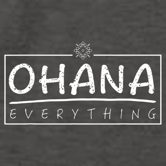 Ohana Over Everything Gift Funny Hawaii Family First Lover Vector Backpack