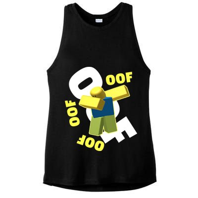 OOF Dancing Dabbing Noob Ladies PosiCharge Tri-Blend Wicking Tank