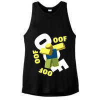 OOF Dancing Dabbing Noob Ladies PosiCharge Tri-Blend Wicking Tank