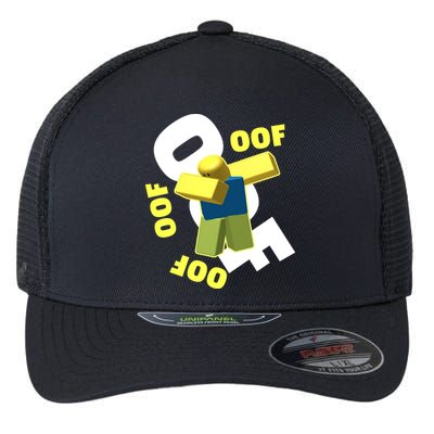 OOF Dancing Dabbing Noob Flexfit Unipanel Trucker Cap