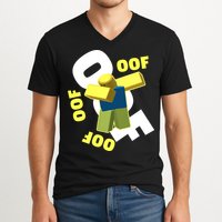 OOF Dancing Dabbing Noob V-Neck T-Shirt