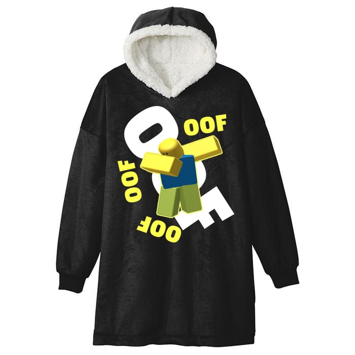 OOF Dancing Dabbing Noob Hooded Wearable Blanket