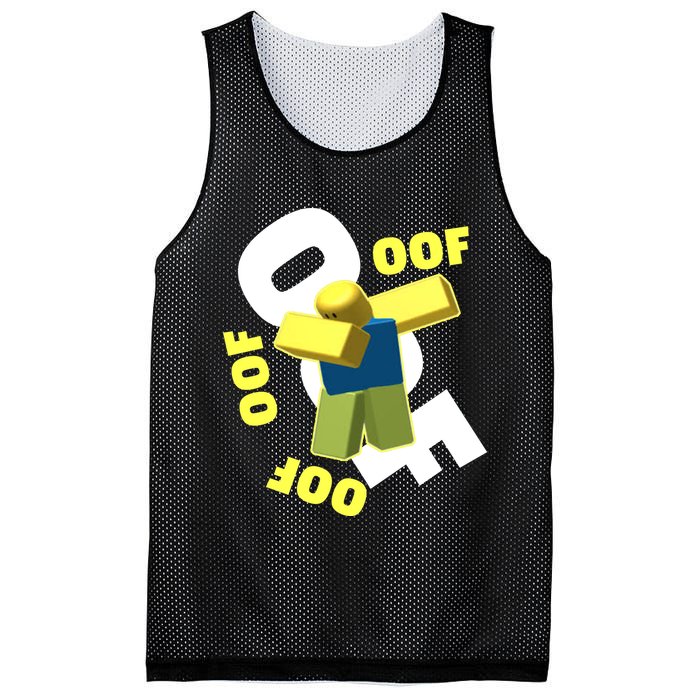 OOF Dancing Dabbing Noob Mesh Reversible Basketball Jersey Tank