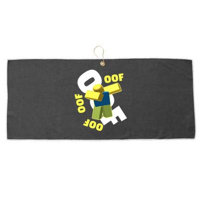 OOF Dancing Dabbing Noob Large Microfiber Waffle Golf Towel