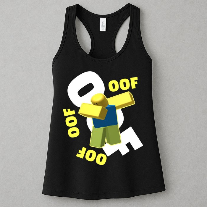 OOF Dancing Dabbing Noob Womens Tank Top