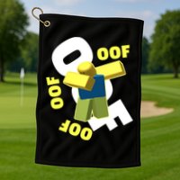 OOF Dancing Dabbing Noob Golf Towel