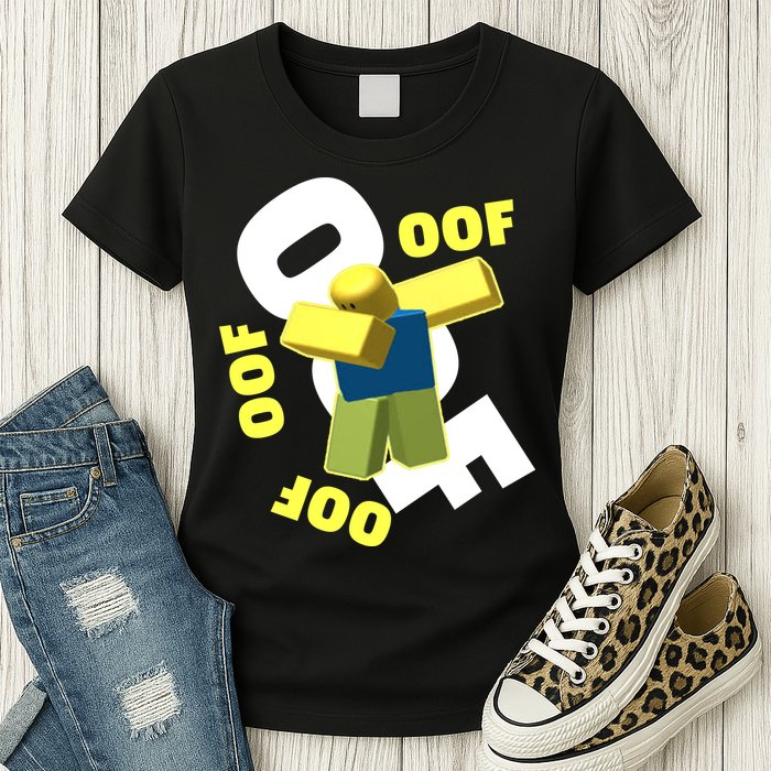 OOF Dancing Dabbing Noob Womens T-Shirt