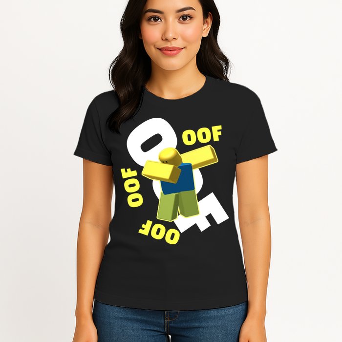 OOF Dancing Dabbing Noob Womens T-Shirt