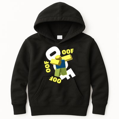 OOF Dancing Dabbing Noob Kids Hoodie