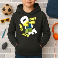 OOF Dancing Dabbing Noob Kids Hoodie