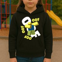 OOF Dancing Dabbing Noob Kids Hoodie
